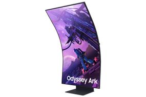 Monitor Gamer Samsung Odyssey Ark 55" 4K, Tela Curva, 165Hz, 1ms, Sound Dome, FreeSync Premium Pro