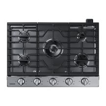 Cooktop Samsung Inox 5 Queimadores com Wi-fi e Queimador Duplo