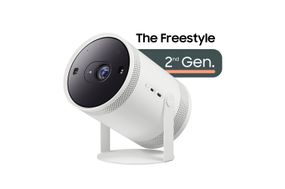 Samsung The Freestyle 2nd Gen projetor Smart Portátil de 30 a 100 polegadas, plataforma Tizen, som 360º