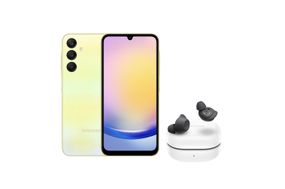 Celular Samsung A25 5G (128GB) - Verde Claro + Galaxy Buds FE - Grafite