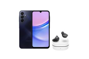 Celular Samsung  A15 LTE (256GB) - Azul Escuro + Galaxy Buds FE - Grafite