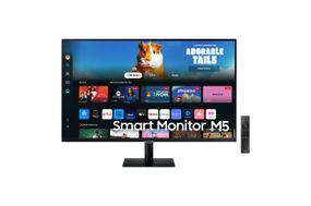 Samsung Smart Monitor M5 27" 2024 FHD, Tela Plana, Painel VA, 60Hz,Smart Hub, Gaming Hub, AirPlay