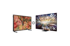 Samsung AI TV 65" Neo QLED 8K 65QN800D 2024 + Smart TV 32” QLED The Frame 32LS03C