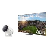Samsung Smart TV 98 polegadas QLED Super Big 4K 98Q80C 2023 + The Freestyle 2nd Gen