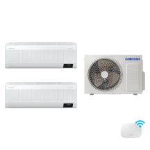 Bi-Split Samsung WindFree 18.000 BTUs (Hi Wall 9.000 e 12.000) Quente/Frio com WiFi