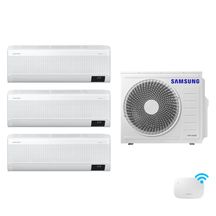 Tri-Split Samsung WindFree 28.000 BTUs (Hi Wall 9.000 + 2x12.000) Quente/Frio com WiFi