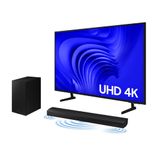 Smart Big TV 75" UHD 4K 75DU7700 2024 + Soundbar HW-B550