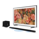 Smart TV 55" QLED 4K The Frame 55LS03D + Soundbar HW-S800D