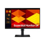 Monitor Samsung, FHD, ajuste de altura, 100Hz, USB Hub, Display Port, HDMI, Preto, S4