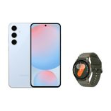 Celular Samsung  Galaxy S24 FE (128GB) Azul + Galaxy Watch7 BT 40mm - Verde